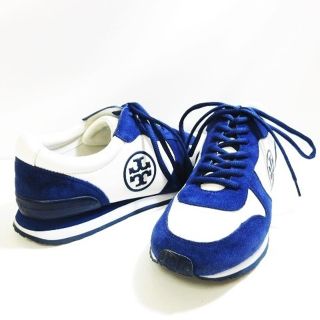 トリーバーチ(Tory Burch)のトリーバーチ BRIELLE RUNNER ミドルカットスニーカー ロゴ 26(スニーカー)