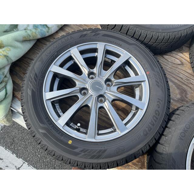 165/65R14 4本セット 2018 アルミホイール付国産スタッドレスタイヤの