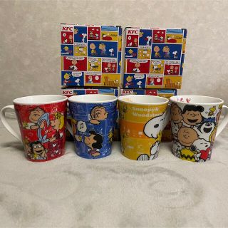 スヌーピー(SNOOPY)のケンタッキー　スヌーピーマグカップ　レア　コンプリート(食器)
