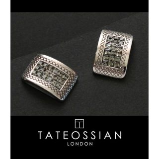 タテオシアン(TATEOSSIAN)の8646◆TATEOSSIAN タテオシアン◆カフス◆クリアストーン◆新品(カフリンクス)