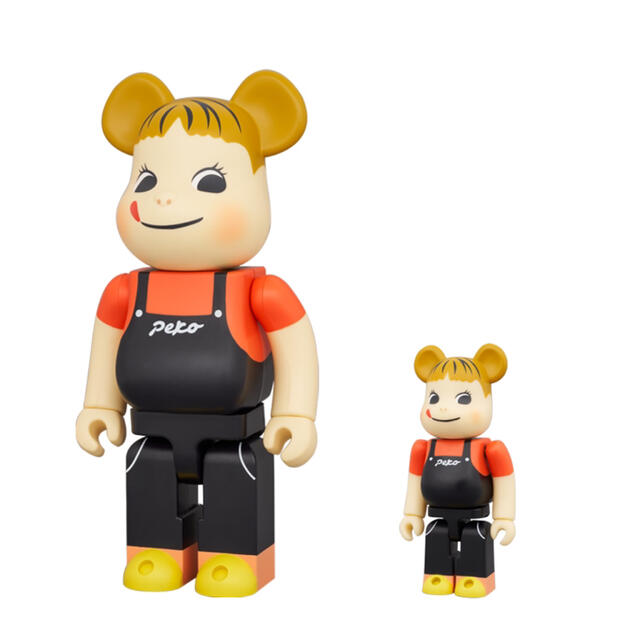 BE@RBRICK(ベアブリック)のBE＠RBRICK ペコちゃん コーヒーミルキー 100％ ＆ 400％  エンタメ/ホビーのおもちゃ/ぬいぐるみ(キャラクターグッズ)の商品写真