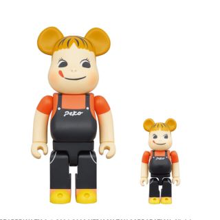 ベアブリック(BE@RBRICK)のBE＠RBRICK ペコちゃん コーヒーミルキー 100％ ＆ 400％ (キャラクターグッズ)