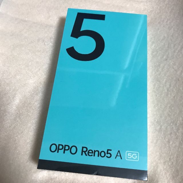 OPPO - 【新品/未開封】OPPO Reno5A ブルー★SIMフリー/残債なし★