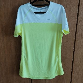 ナイキ(NIKE)のNIKE ナイキ Tシャツ Lサイズ DRI FIT イエロー(ウェア)