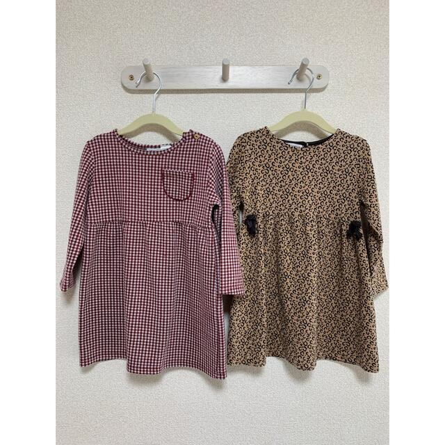 ZARA(ザラ)のZARA☆ワンピース2枚セット キッズ/ベビー/マタニティのキッズ服女の子用(90cm~)(ワンピース)の商品写真