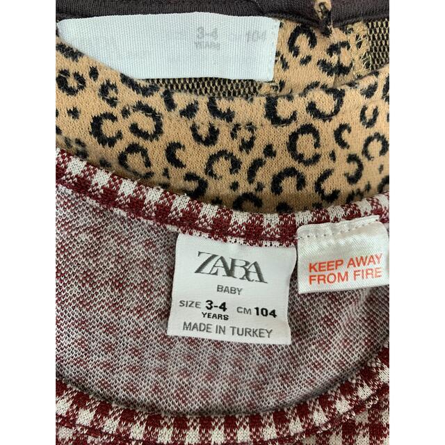 ZARA(ザラ)のZARA☆ワンピース2枚セット キッズ/ベビー/マタニティのキッズ服女の子用(90cm~)(ワンピース)の商品写真