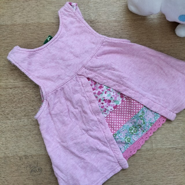 西松屋(ニシマツヤ)の80cm☆子供服☆女の子☆スカート☆2枚 キッズ/ベビー/マタニティのベビー服(~85cm)(ワンピース)の商品写真