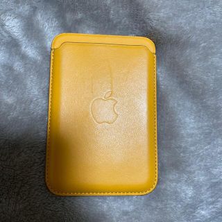 アップル(Apple)のApple ゴールデンブラウン　レザーウォレット(iPhoneケース)