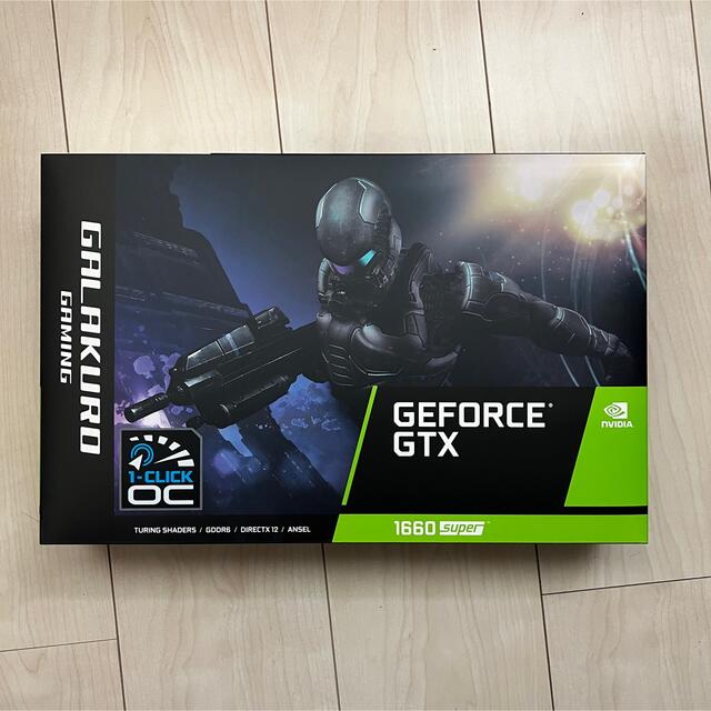 玄人志向　GeForce GTX 1660 Super 新品未開封 スマホ/家電/カメラのPC/タブレット(PCパーツ)の商品写真