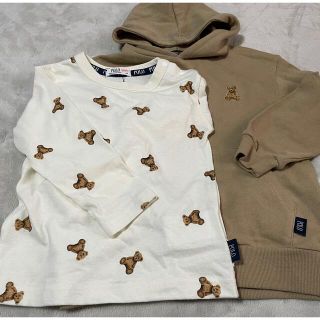 ポロラルフローレン(POLO RALPH LAUREN)のPOLO  クマパーカー&ロンＴ&レギンスセット(Tシャツ/カットソー)