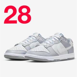 ナイキ(NIKE)のNIKE DUNK LOW RETRO PLATINUM WOLF GREY(スニーカー)