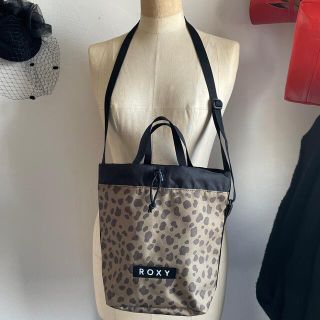 ロキシー(Roxy)のゆっこ様専用☺︎新品・未使用品☆ROXY2wayレオパード巾着ショルダーバッグ　(ショルダーバッグ)