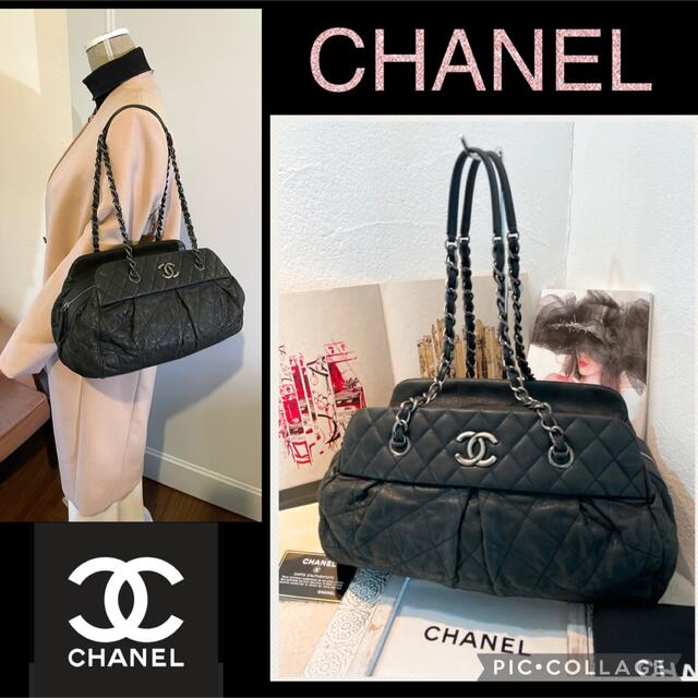 CHANEL(シャネル)の【極美品❣️】シャネル　マトラッセ　ココマーク　チェーンショルダーバッグ　正規品 レディースのバッグ(ショルダーバッグ)の商品写真