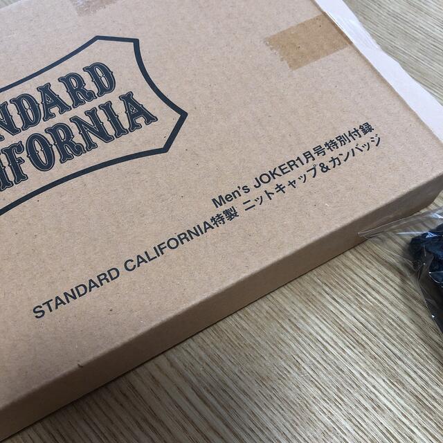 STANDARD CALIFORNIA(スタンダードカリフォルニア)のstandardCalifornia ニットキャップ＆缶バッジ メンズの帽子(ニット帽/ビーニー)の商品写真