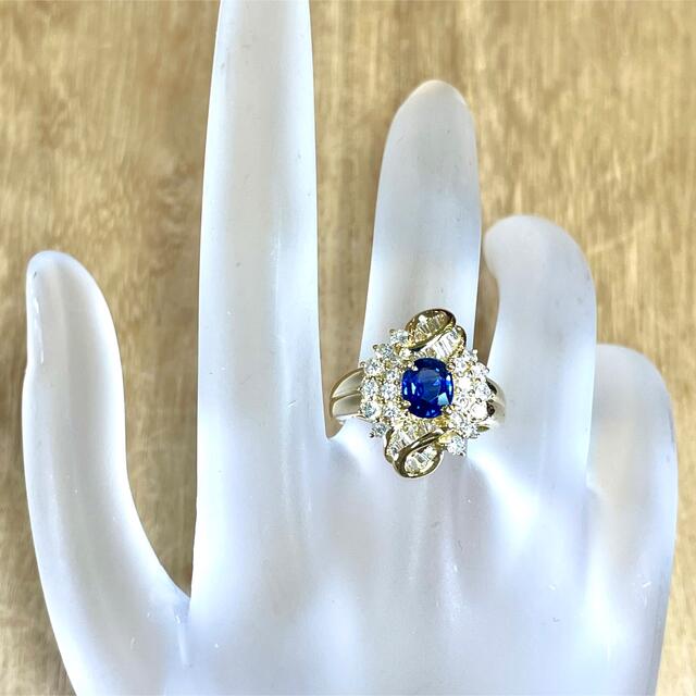 豪華!K18 サファイア ダイヤリング 6.57g M632 年末早割 www.atre61.fr