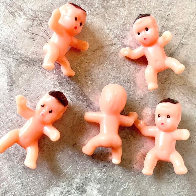 ミニチュア ベビードール 赤ちゃん人形 5個セット type.B キッズ/ベビー/マタニティのおもちゃ(ぬいぐるみ/人形)の商品写真