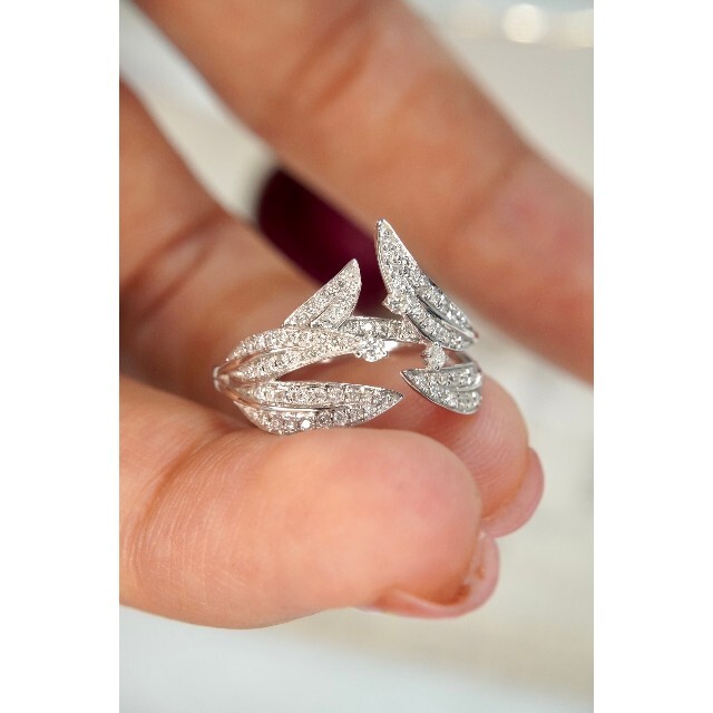 売れ筋新商品 天然ダイヤモンドリング0.35ct k18 リング(指輪) - www