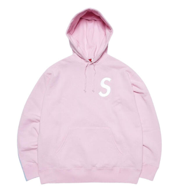 Supreme(シュプリーム)のSupreme S Logo Split Light Pink メンズのトップス(パーカー)の商品写真