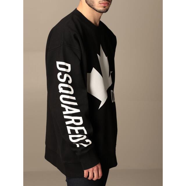 L'Appartement DEUXIEME CLASSE(アパルトモンドゥーズィエムクラス)の新品未使用 ディースクエアード DSQUARED2 スウェット Black M メンズのトップス(スウェット)の商品写真