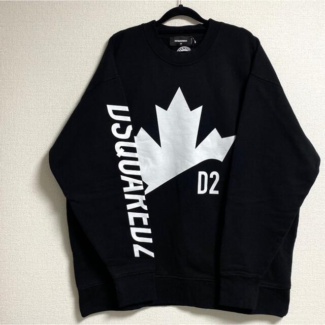 L'Appartement DEUXIEME CLASSE(アパルトモンドゥーズィエムクラス)の新品未使用 ディースクエアード DSQUARED2 スウェット Black M メンズのトップス(スウェット)の商品写真