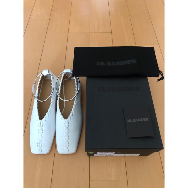 新品 レア JILSANDER ジルサンダー バレリーナ リングシューズ 驚きの