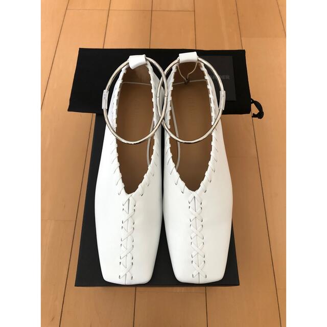 新品 レア JILSANDER ジルサンダー バレリーナ リングシューズ 驚きの