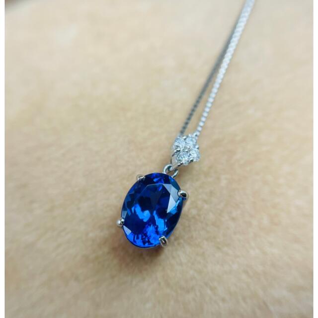 パープルブルー1.09ct☆タンザナイトネックレス hybridboats.co.nz