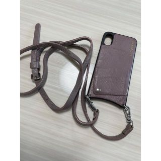 エストネーション(ESTNATION)のBANDOLIER スマホケース　くすみピンク　iPhone10(iPhoneケース)