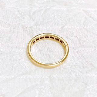 agete - 最終 agete アガット K18 0.2ct バゲットダイヤモンド リング