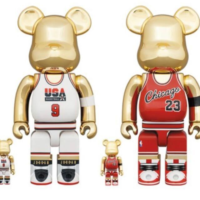 フィギュアBE@RBRICK Michael Jordan 100% 400% セット