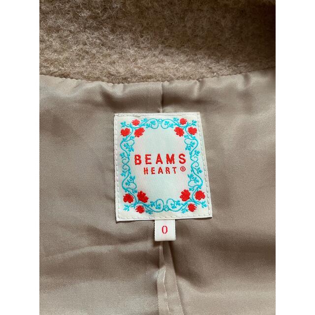 BEAMS(ビームス)のビームス　ベージュ　ノーカラーコート レディースのジャケット/アウター(ロングコート)の商品写真