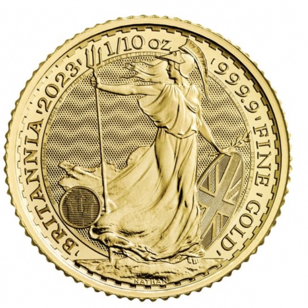 ブリタニア金貨　2023年　1/10 コインカプセル付き