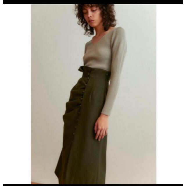 SNIDEL(スナイデル)の♡snidel ドレープデザインタイトスカート♡ レディースのスカート(ロングスカート)の商品写真