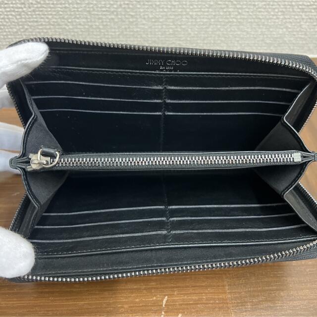 JIMMY CHOO(ジミーチュウ)のJIMMY CHOO ジミーチュウ スタースタッズ 長財布 ブラック レディースのファッション小物(財布)の商品写真