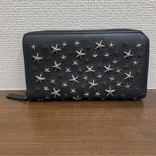 ジミーチュウ(JIMMY CHOO)のJIMMY CHOO ジミーチュウ スタースタッズ 長財布 ブラック(財布)