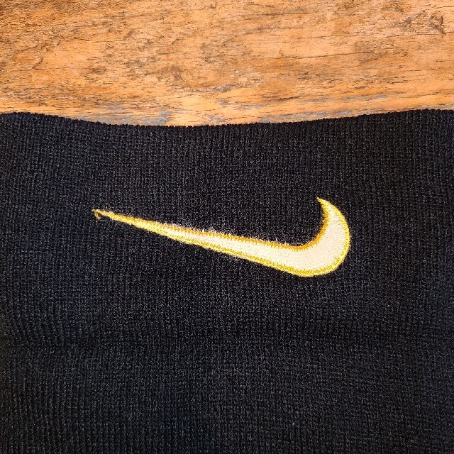 NIKE(ナイキ)の【美品】90s ナイキ ビッグスウォッシュ ニット帽 ビーニー 菅田将暉 メンズ メンズの帽子(ニット帽/ビーニー)の商品写真