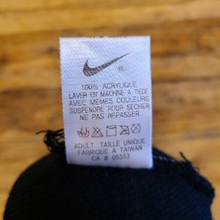 NIKE - 【美品】90s ナイキ ビッグスウォッシュ ニット帽 ビーニー