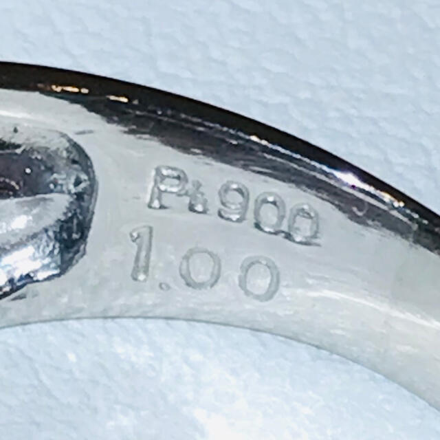 ☆Pt900 ダイヤ 1.00ct付きリング☆ レディースのアクセサリー(リング(指輪))の商品写真