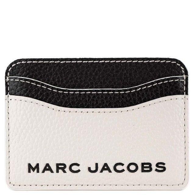 MARC JACOBS カードケース S108L01PF21 ホワイト×ブラック