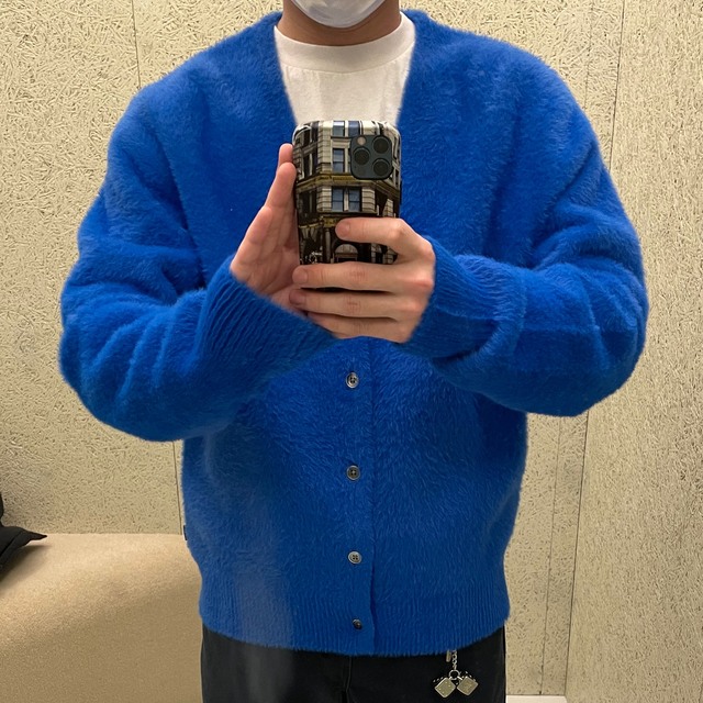 STUSSY - 新品未使用 定価以下 stussy shaggy cardigan Mの通販 by