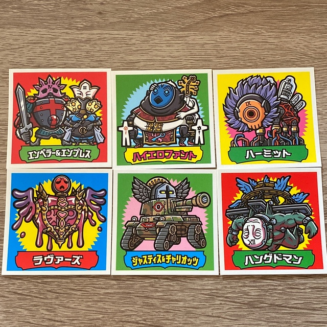 劇場版ペルソナ3入場者特典ビックリマンシール ボスシャドウ6枚セット | フリマアプリ ラクマ
