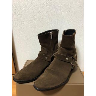 サンローラン(Saint Laurent)のSAINT LAURENT Paris リングブーツ 40 ブラウン ソール新品(ブーツ)