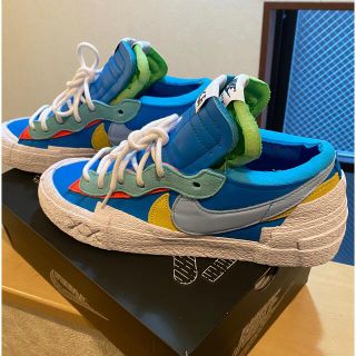 サカイ(sacai)のNIKE Sacai KAWS Blazer Low blue 27.5cm(スニーカー)