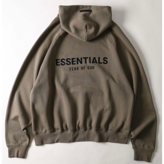 FOG ESSENTIALS PULL OVER HOODIE ブラウン L