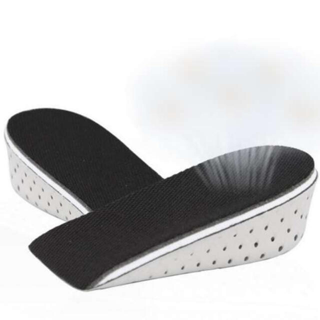 シークレットハーフインソール 2.3cm 低反発 インヒール 通気性 身長アップ メンズの靴/シューズ(その他)の商品写真