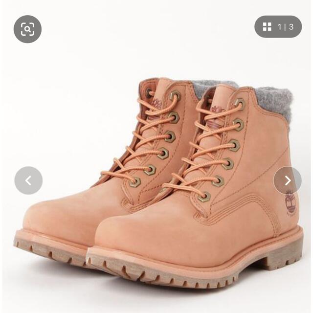 Timberland(ティンバーランド)のティンバーランド　ブーツ　ウォータープルーフ6インチ　ライトオレンジ レディースの靴/シューズ(ブーツ)の商品写真