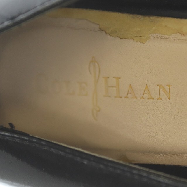 Cole Haan(コールハーン)のコールハーン パンプス ピンヒール ポインテッドトゥ エナメル 22.5 黒 レディースの靴/シューズ(ハイヒール/パンプス)の商品写真