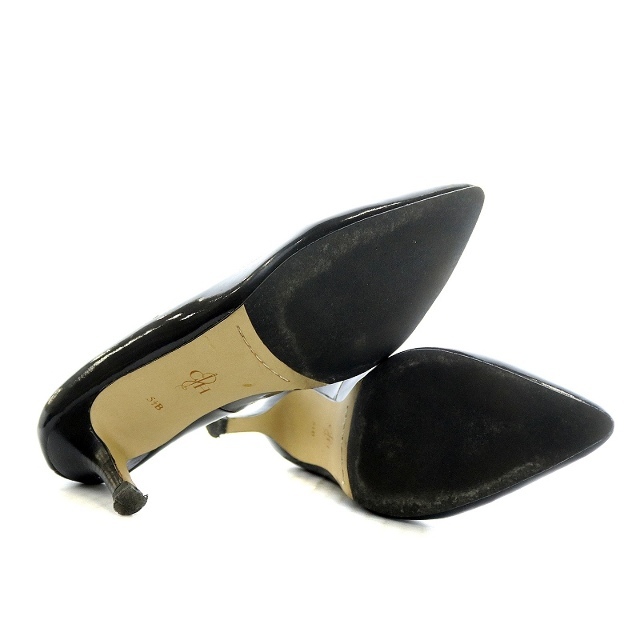 Cole Haan(コールハーン)のコールハーン パンプス ピンヒール ポインテッドトゥ エナメル 22.5 黒 レディースの靴/シューズ(ハイヒール/パンプス)の商品写真