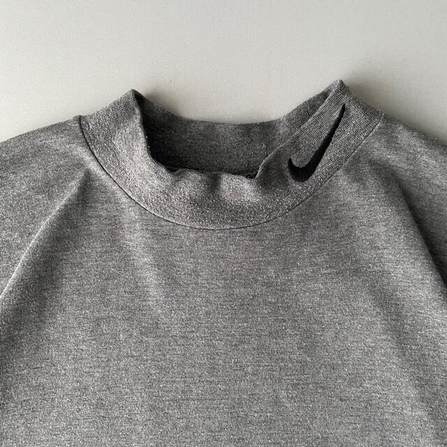 NIKE(ナイキ)の90s NIKE ナイキ モックネック ロングスリーブTシャツ ロンT メンズのトップス(Tシャツ/カットソー(七分/長袖))の商品写真