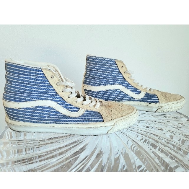 VANS(ヴァンズ)のVANS sk8-hi #38 Blue Stripe 80’s メンズの靴/シューズ(スニーカー)の商品写真